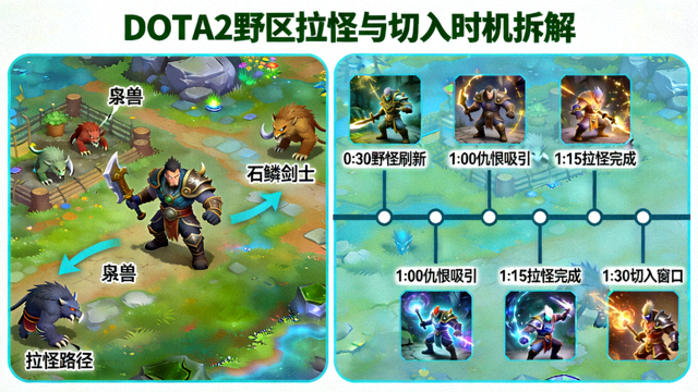 DOTA2野区拉怪与切入时机拆解赛事分析配图