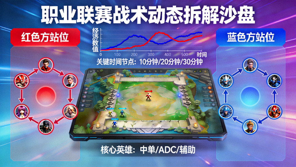 职业联赛战术动态拆解沙盘-实时经济曲线与团战站位推演画面